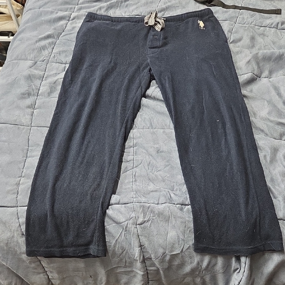U.S. Polo Assn. Black Sweatpants Joggers